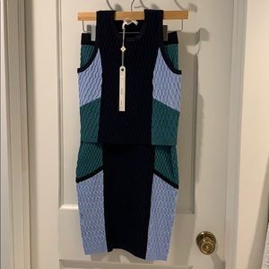 Jonathan Simkhai ColorBlock two piece set